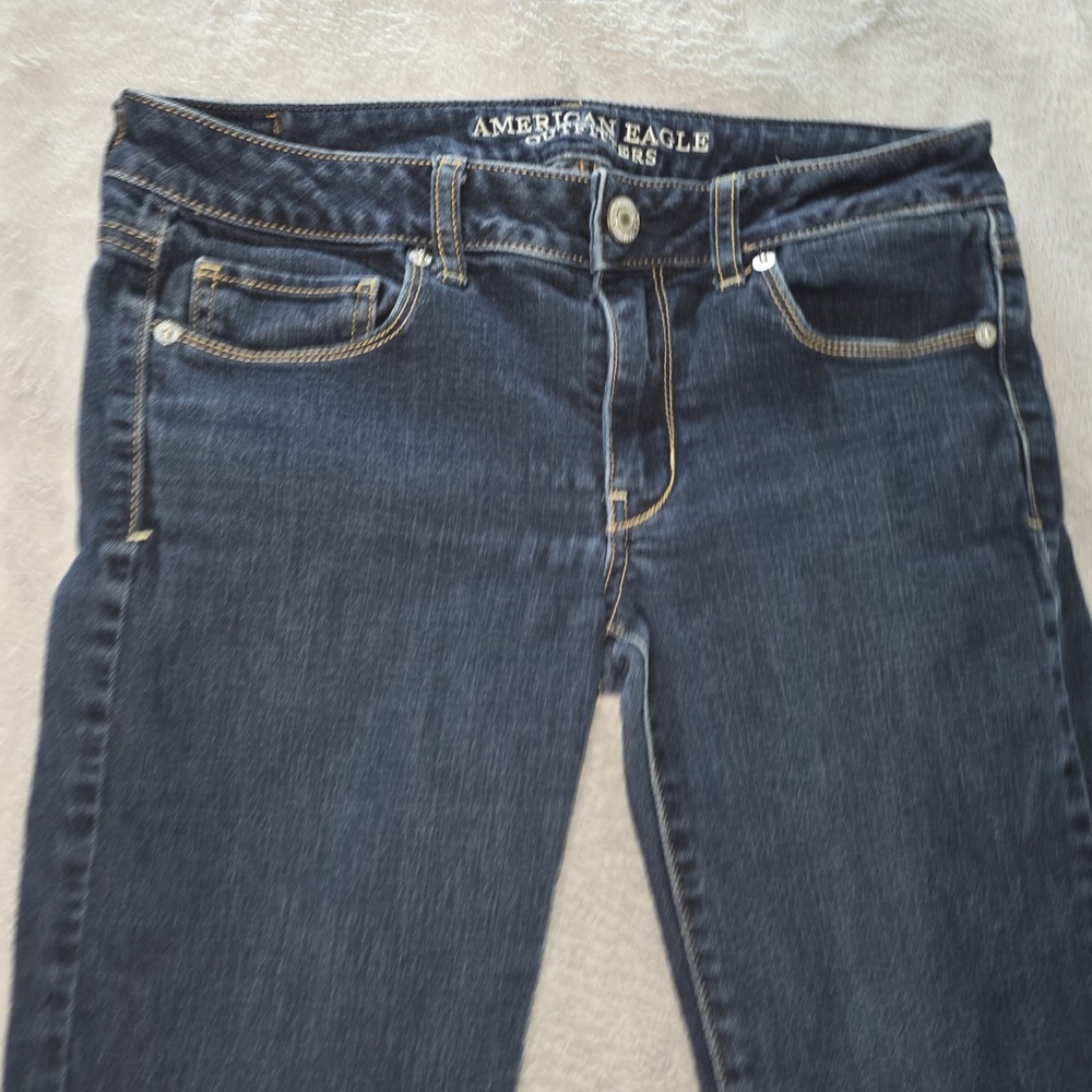 American Eagle Skinny Super Stretch Jeans - Dark Wash - Size 6 Regular